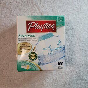Playtex Standard Pre Sterilized Disposable Liners 100 count 4oz Bottles